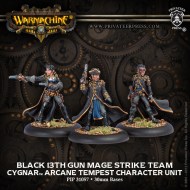 black 13th gun mage strike team cygnar character unit